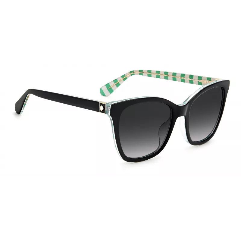KATE SPADE DESIS807F59O Women's Sunglasses Havana Acetate Frame Brown Gradient Lens 55/17/140 mm