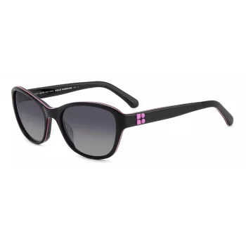 Kate Spade Golda GOLDA-G-S-807 Women's Sunglasses - Cat Eye Acetate Frame, Brown Gradient Lens, 56mm
