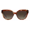 KATE SPADE SAVANNAGSIPRF Women's Sunglasses - Havana Acetate Frame, Brown Gradient Lens, 57/17/140 mm