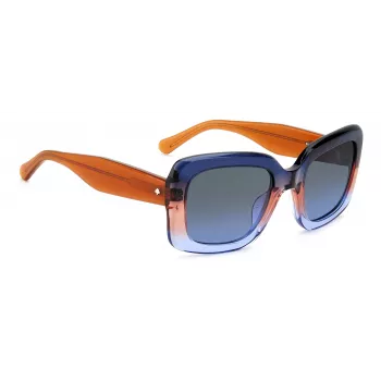 KATE SPADE Women's Bellamy Square Acetate Sunglasses Havana Brown Gradient 52mm