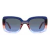 KATE SPADE Women's Bellamy Square Acetate Sunglasses Havana Brown Gradient 52mm