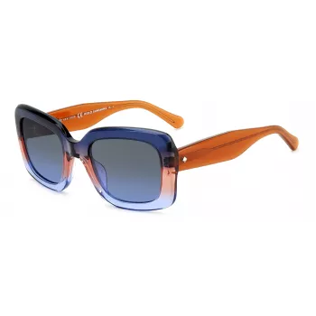 KATE SPADE Women's Bellamy Square Acetate Sunglasses Havana Brown Gradient 52mm
