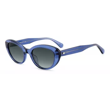 Kate Spade Women's Crystal-S-PJP Sunglasses - Crystal Frame Grey Polarized Lenses 51/21/140 mm