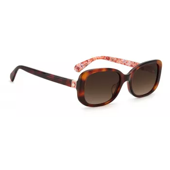KATE SPADE Women's Dionna Cat Eye Sunglasses - Black Acetate Frame with Grey Gradient Lenses - 52/17/140 mm
