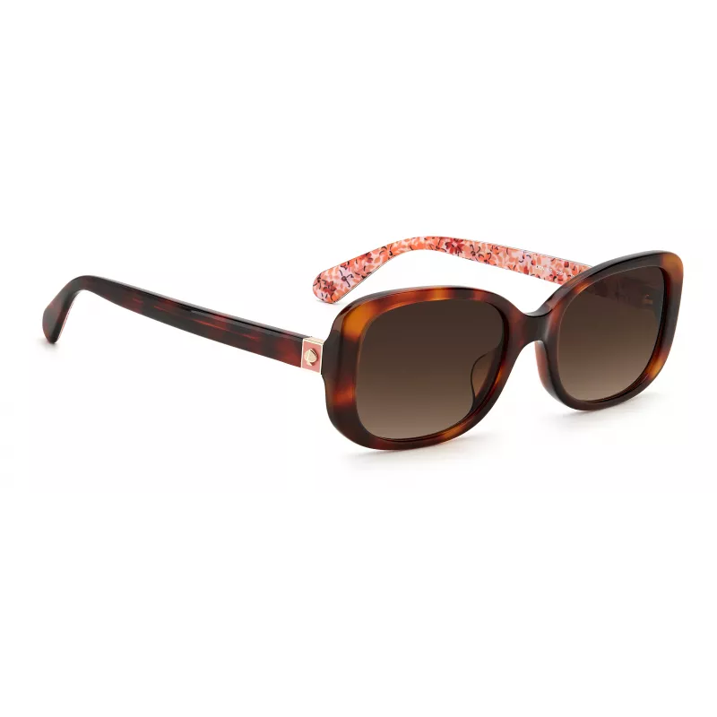 KATE SPADE Women's Dionna Cat Eye Sunglasses - Black Acetate Frame with Grey Gradient Lenses - 52/17/140 mm