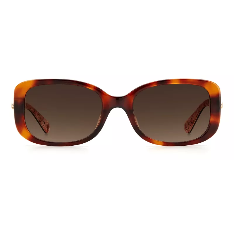 KATE SPADE Women's Dionna Cat Eye Sunglasses - Black Acetate Frame with Grey Gradient Lenses - 52/17/140 mm
