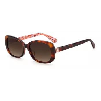 KATE SPADE Women's Dionna Cat Eye Sunglasses - Black Acetate Frame with Grey Gradient Lenses - 52/17/140 mm