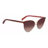 KATE SPADE Women's Izara Cat Eye Sunglasses - Black Acetate Frame with Grey Gradient Lens - 57/17/140 mm