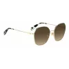 KATE SPADE Women's KENNAGSLKSF7H Sunglasses - Black Frame Grey Gradient Lens 57/17/140 mm