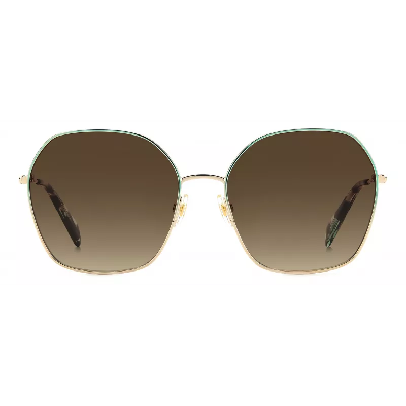 KATE SPADE Women's KENNAGSLKSF7H Sunglasses - Black Frame Grey Gradient Lens 57/17/140 mm