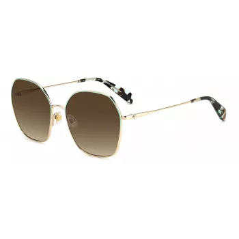 KATE SPADE Women's KENNAGSLKSF7H Sunglasses - Black Frame Grey Gradient Lens 57/17/140 mm