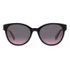 KATE SPADE Women's Nathalie GS807 Sunglasses - Black Acetate Frame Grey Gradient Lens 55/17/140 mm