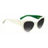 KATE SPADE Women's Paisleigh SVK6 Rectangular Sunglasses - Black Frame Grey Gradient Lens 55/17/140 mm