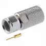 Kathrein EMK 17 F Silver Antenna End Socket, 3 Outputs (TV/Radio/SAT), Unicable Compatible, Flush-Mount
