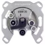 Kathrein ESM 30 Triple Antenna Outlet Socket for TV, Radio, and Satellite (Star Network)