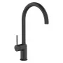 Kawala Black Kitchen Mixer Tap with Swivel Spout 360°