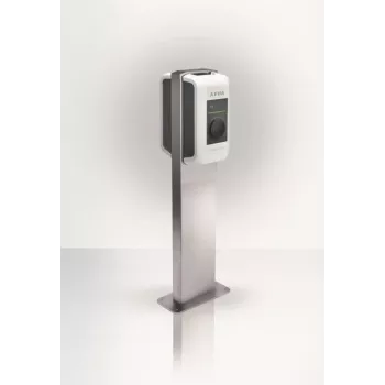 KEBA 90.786 Stainless Steel Pedestal for Two KeContact P30 Wallboxes
