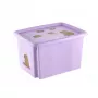 keeeper Box with Lid 30L Karolina “Capybara” 45x35x27cm Soft Purple