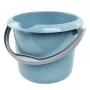keeeper Bucket with Spout 5L Mika, Nordic Blue, Ø24 x 20 cm, Round Plastic Pail with Precision Pouring Spout and Ergonomic Handle for Household, Cleaning and Gardening