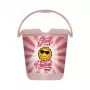 keeeper Deco Bucket 10L Ilvie Emoji Stay Positive, Nordic Pink, Round, PP, Ø30x28 cm