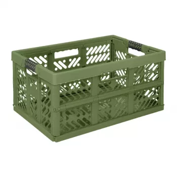 keeeper Folding Box Ben 54x37x28cm 45L Olive, Load Capacity up to 50 kg