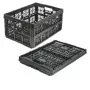 keeeper Folding Box ida, 32 L, Black, Load Capacity up to 16 kg, 48 x 35 x 23 cm
