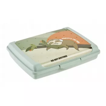 keeeper Food Storage Container Deco-Click-Box Mini 0.5L Carla 'Lazy Lui' 17x13x3.5cm Green