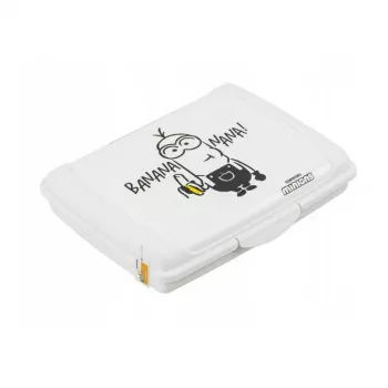 keeeper Food Storage Container deco-click-box mini 0.5L Carla Minions Banana 17x13x3.5cm White
