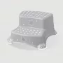keeeper kids Igor Stars 2-Step Stool, Grey with Star Print, 120 kg Capacity, Anti-Slip Feet 1003113019600