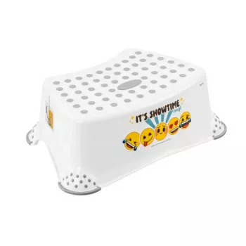keeeper kids Step Stool Tomek Emoji Showtime White