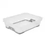 keeeper Mini Basket A5 with Non-Slip Base Jonas 26.5x20x7 cm Transparent/Grey