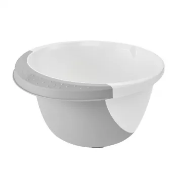 keeeper Mixing Bowl with Non-Slip Function 3.5L Carlotta Ø26x14cm White/Grey