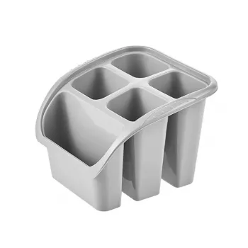 keeeper Pino Cutlery Dryer, Polypropylene, Nordic Grey, 16 x 16 x 12 cm