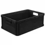 keeeper Robert 45L Graphite Transport Box, 30kg Load, 60x40x22cm, Stackable Euro Container with Lid