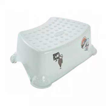 keeeper Step Stool Tomek “Lazy Lui” 40.5x28.5x14 cm, Green, Non-slip, 150 kg Load Capacity, Kids & Adults