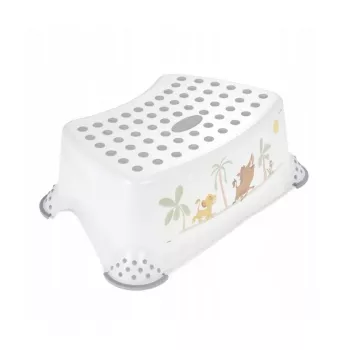 keeeper Step Stool Tomek Lion King White 40.5x28.5x14cm Kids Non-Slip 120kg
