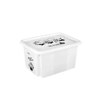 keeeper Storage Box with Lid 15L Karolina “Minions Bello” 38x29.5x20.5cm White