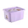 keeeper Storage Box with Lid 24L Karolina “Capybara” Soft Purple