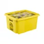 keeeper Storage Box with Lid 24L Karolina Minions Mosaic, 42.5 x 35.5 x 22.5 cm, Yellow