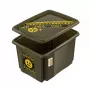 keeeper Storage Box with Lid 30L Karolina “Emoji Danger” 45x35x27cm Olive