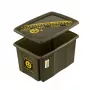 keeeper Storage Box with Lid 45L Karolina “Emoji Danger” Olive