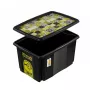 keeeper Storage Box with Lid Karolina Minions Mosaic, 45 L, Black, 55.5 x 40 x 30 cm