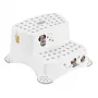 keeeper Two-Tier Bench Igor Dogs, White, 40 x 37 x 21 cm, Load Capacity 120 kg, Anti-Slip Feet