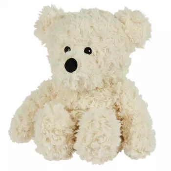 Keel Toys Classic Brown Teddy Bear Plush Toy, 25 cm, Recycled Filling, Satin Bow, CE Certified, Suitable from Birth