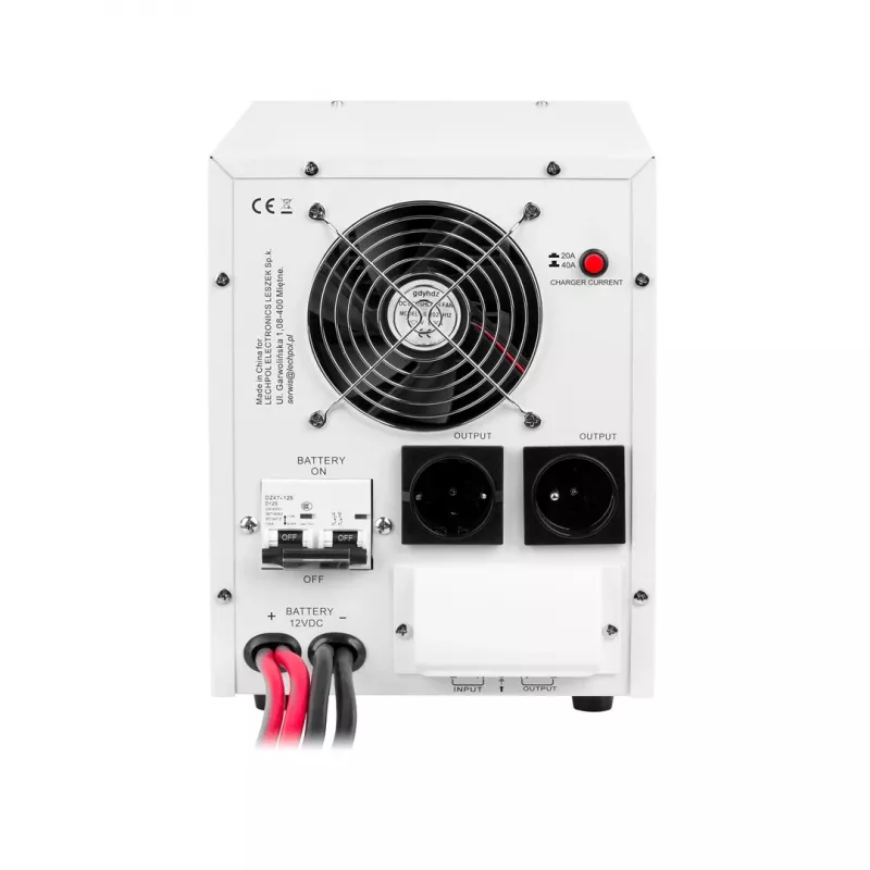 KEMOT PROsinus-2200 Pure Sine Wave Inverter with 12V Charging Function, 230V, 2200VA/1600W