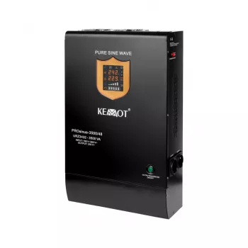 KEMOT PROsinus-3500/48 UPS Inverter with Pure Sine Wave and Charging Function 48V 230V 3500VA/2400W - Wall Mount