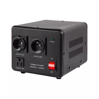 KEMOT Voltage Converter 1600 W / 2000 VA Step-Up/Down 110V-230V