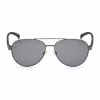 KENNETH COLE KC1318-5808A Men's Sunglasses - Classic Rectangle Metal Frame with UV400 Protection (58/15/140 mm)