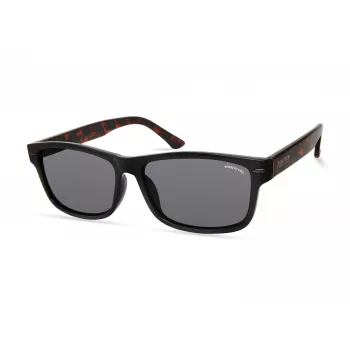 Kenneth Cole KC2985-5801A Men's Rectangular Acetate Sunglasses - Black/Grey 58mm