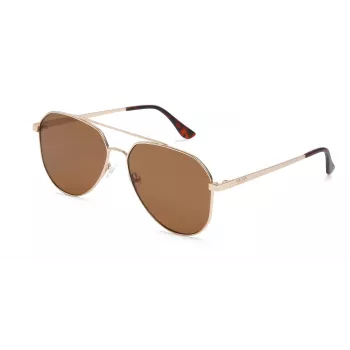 Kenneth Cole KC3009-5932E Men's Rectangular Acetate Sunglasses - Havana/Brown - 59/15/145 mm - UV400